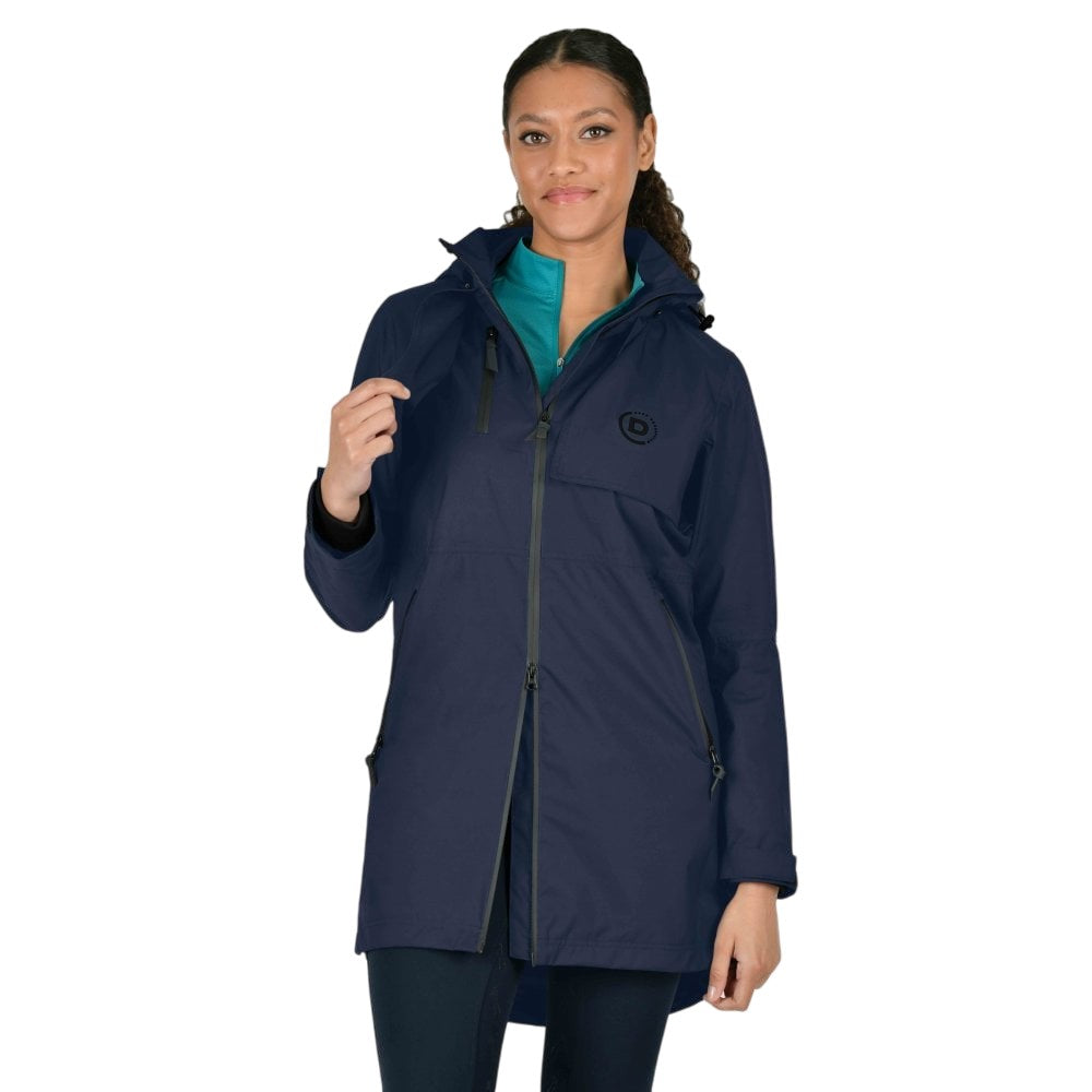 Naval Academy - Front - Dublin Womens-Ladies Larni Longline Waterproof Jacket