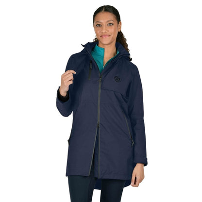 Naval Academy - Front - Dublin Womens-Ladies Larni Longline Waterproof Jacket