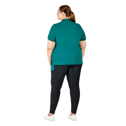 Deep Lake - Back - Dublin Womens-Ladies Lauren Plus Short-Sleeved Polo Shirt