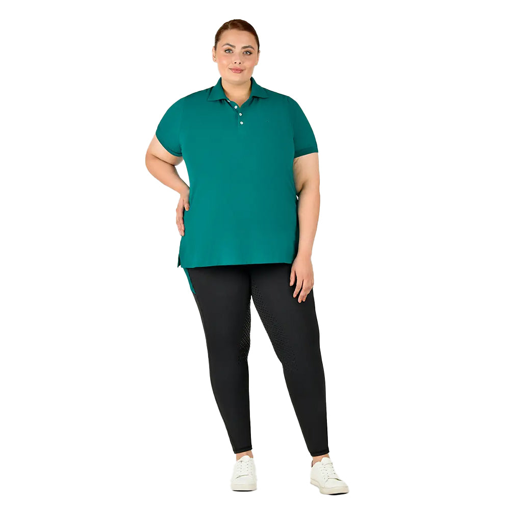Deep Lake - Side - Dublin Womens-Ladies Lauren Plus Short-Sleeved Polo Shirt