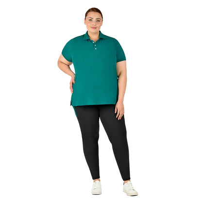 Deep Lake - Side - Dublin Womens-Ladies Lauren Plus Short-Sleeved Polo Shirt