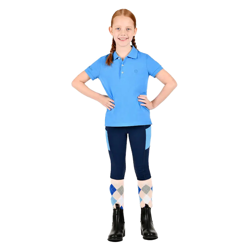 Coastal Blue - Lifestyle - Dublin Childrens-Kids Darcy Short-Sleeved Polo Shirt