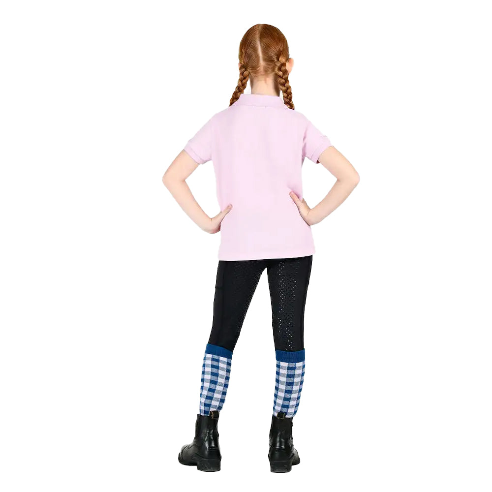 Purple Blush - Back - Dublin Childrens-Kids Darcy Short-Sleeved Polo Shirt