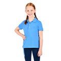 Coastal Blue - Front - Dublin Childrens-Kids Darcy Short-Sleeved Polo Shirt