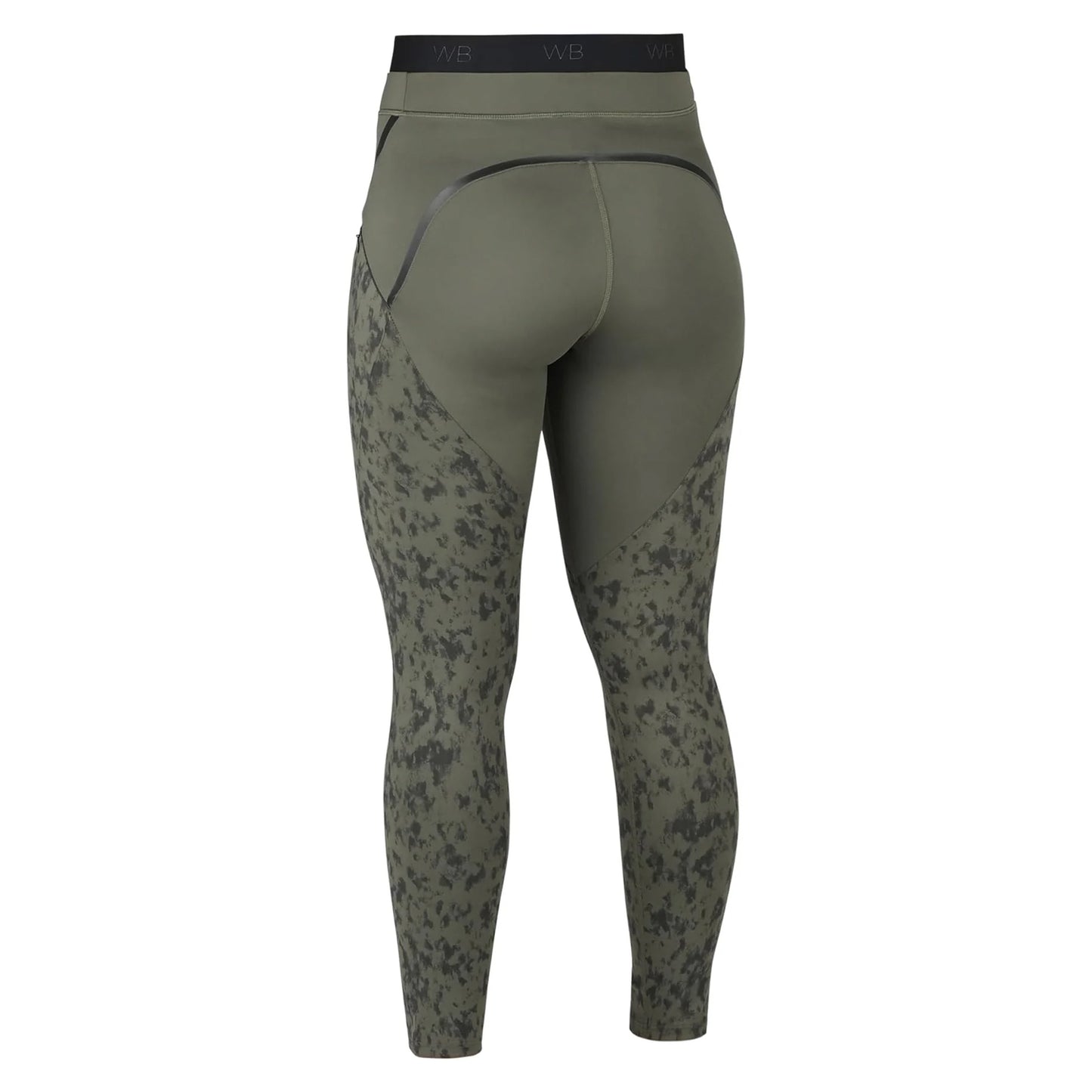 Dark Olive - Back - Weatherbeeta Womens-Ladies Toulon Camo Tights