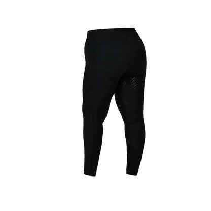 Black - Back - Dublin Womens-Ladies Everyday Plus Horse Riding Tights