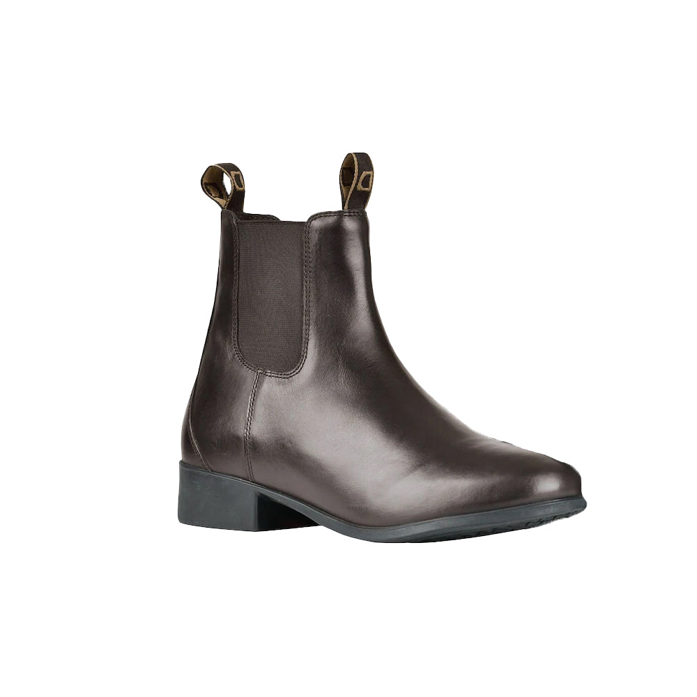 Brown - Front - Dublin Childrens-Kids Foundation II Full Grain Leather Jodhpur Boots