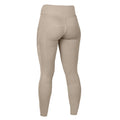 Beige - Back - Dublin Womens-Ladies Everyday Horse Riding Tights