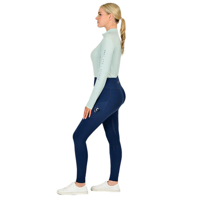 Naval Academy - Side - Dublin Womens-Ladies Everyday Horse Riding Tights