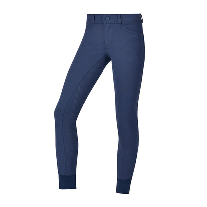 Academy Navy - Front - Dublin Childrens-Kids Cammy Comfort Twill Breeches