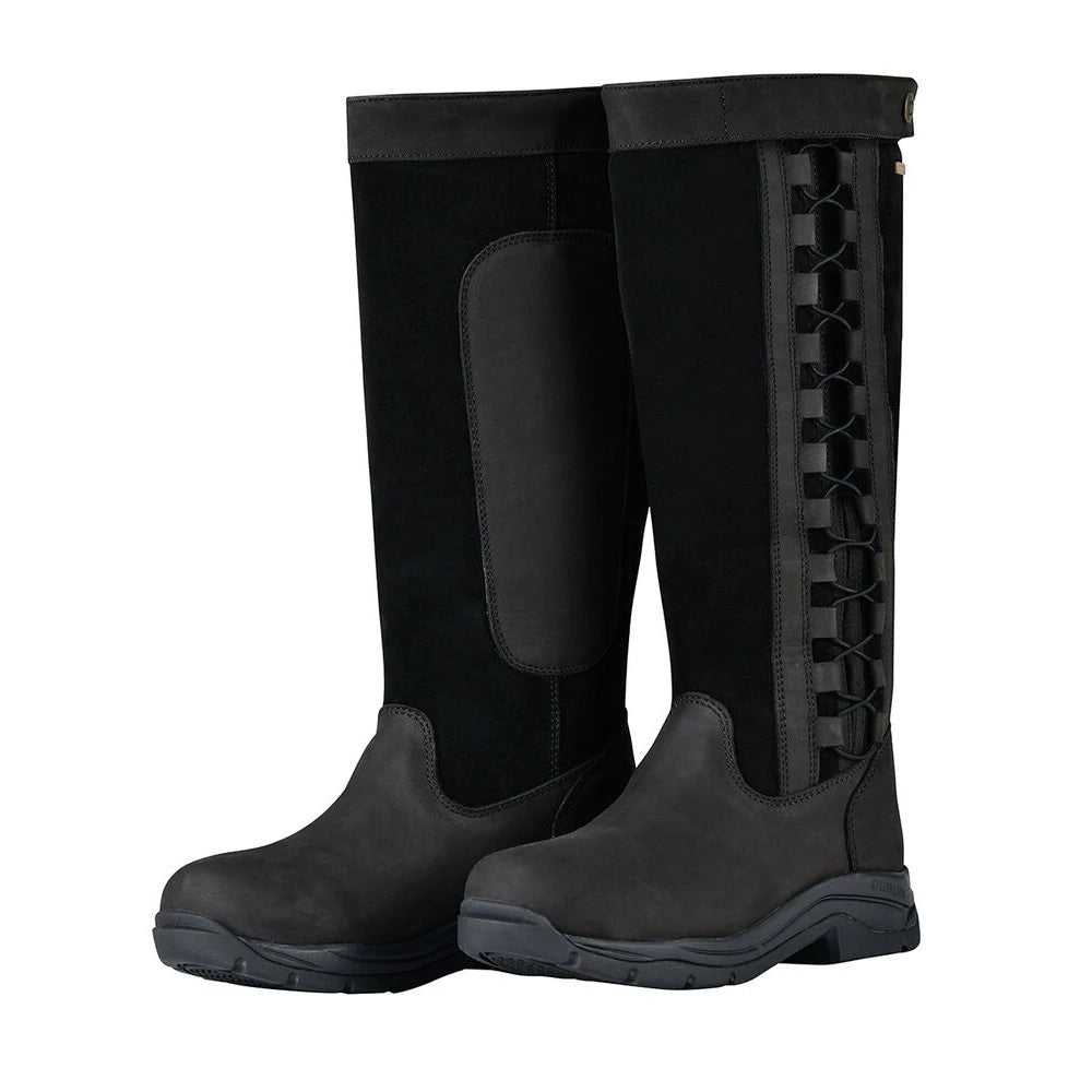 Black - Front - Dublin Unisex Adult Pinnacle lll Leather Jodhpur Boots