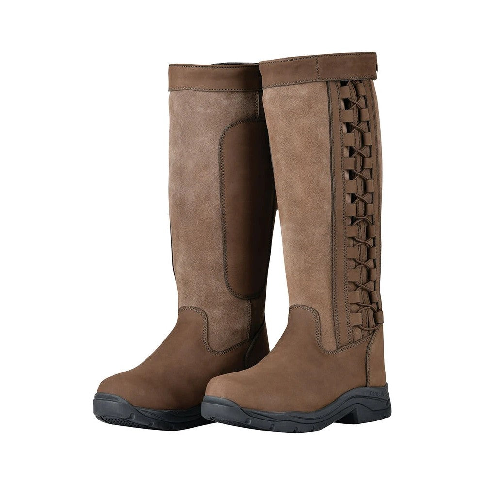 Chocolate - Front - Dublin Unisex Adult Pinnacle lll Leather Jodhpur Boots