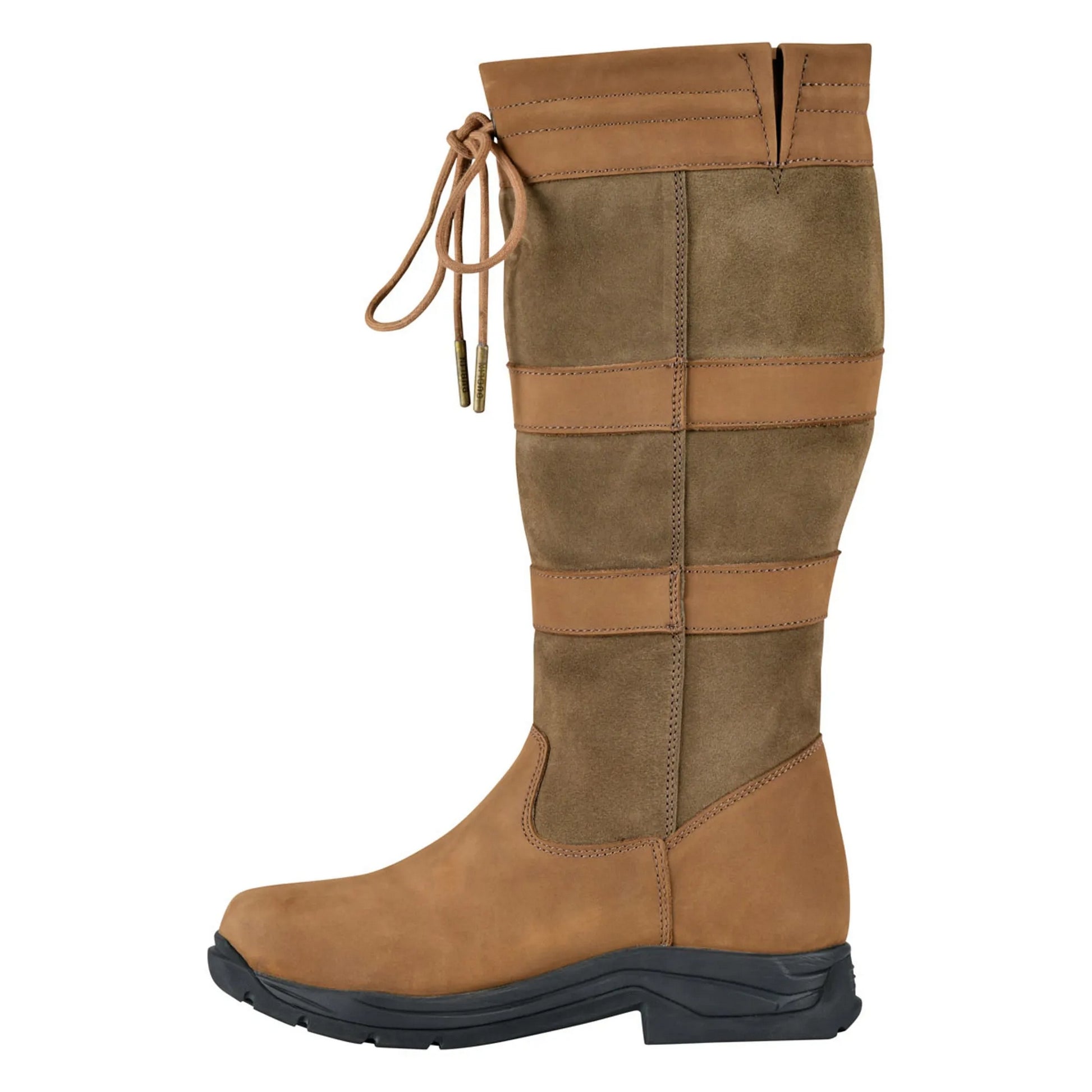 Dark Brown - Side - Dublin Unisex Adult River IV Leather Jodhpur Boots