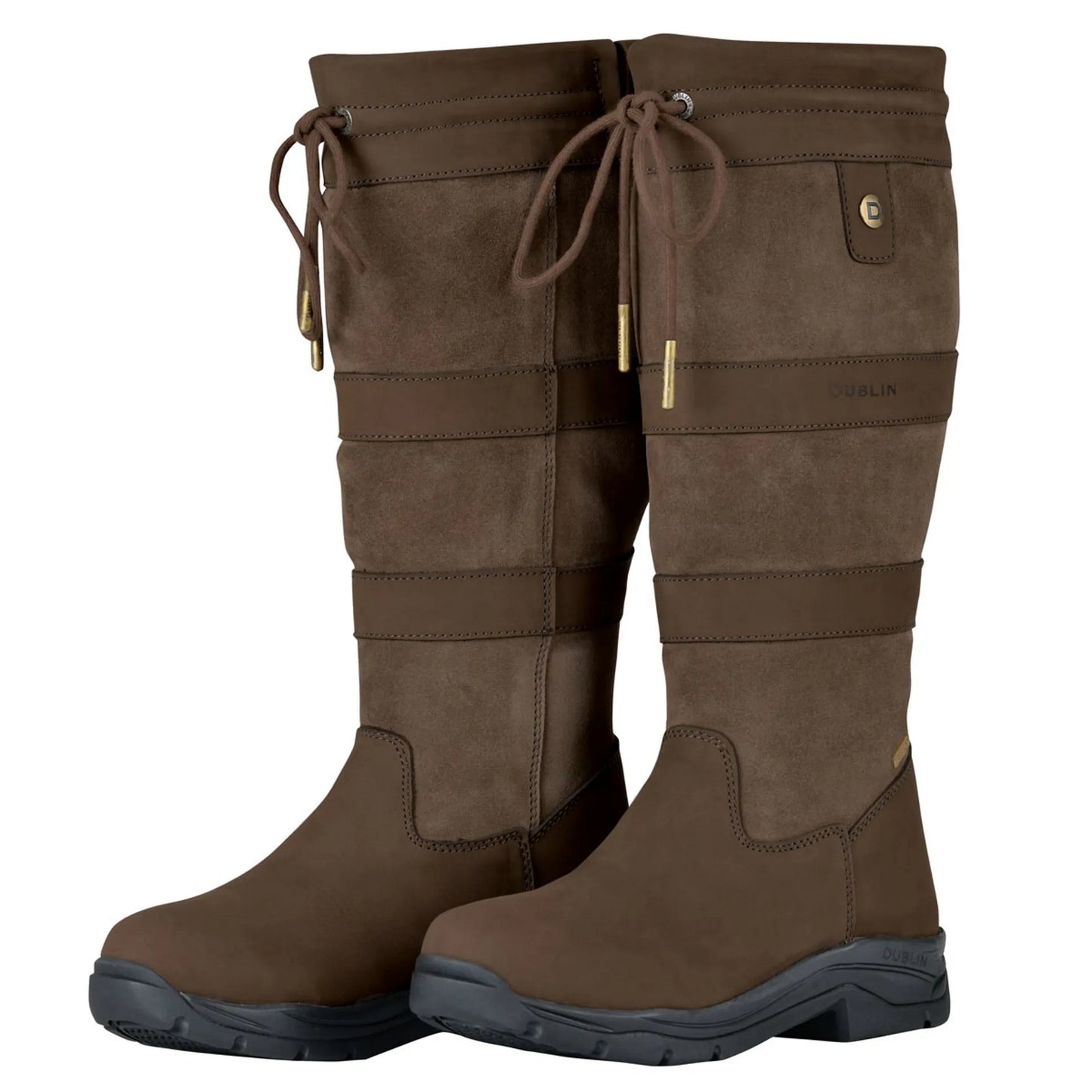 Chocolate - Front - Dublin Unisex Adult River IV Leather Jodhpur Boots