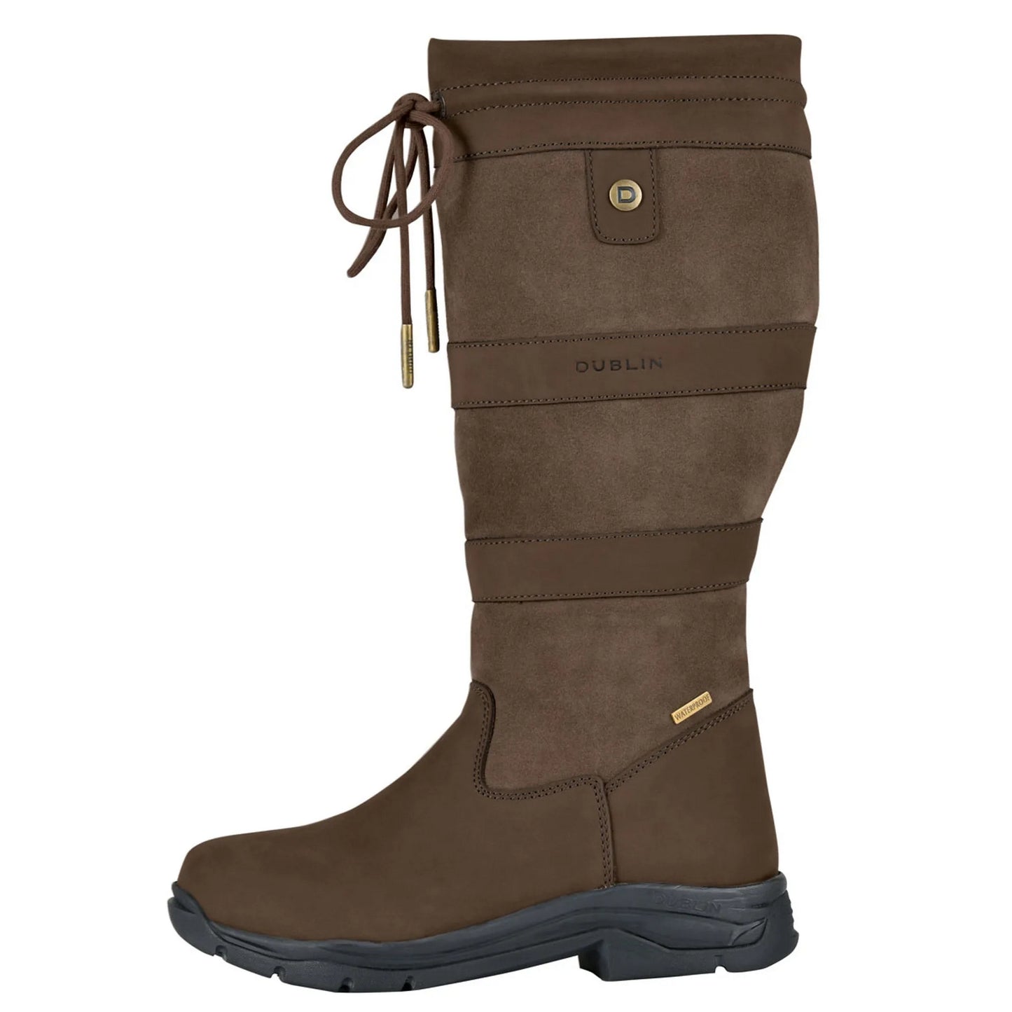 Chocolate - Back - Dublin Unisex Adult River IV Leather Jodhpur Boots