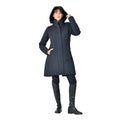 Navy - Front - Weatherbeeta Womens-Ladies Equestrian Waterproof Longline All Purpose Jacket