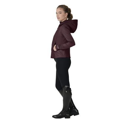 Mulberry - Pack Shot - Weatherbeeta Womens-Ladies Hybrid Padded Riding Jacket