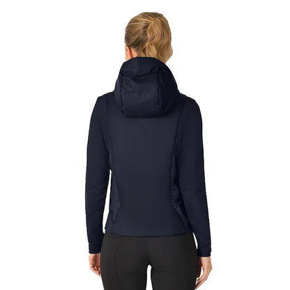 Navy - Back - Weatherbeeta Womens-Ladies Hybrid Padded Riding Jacket