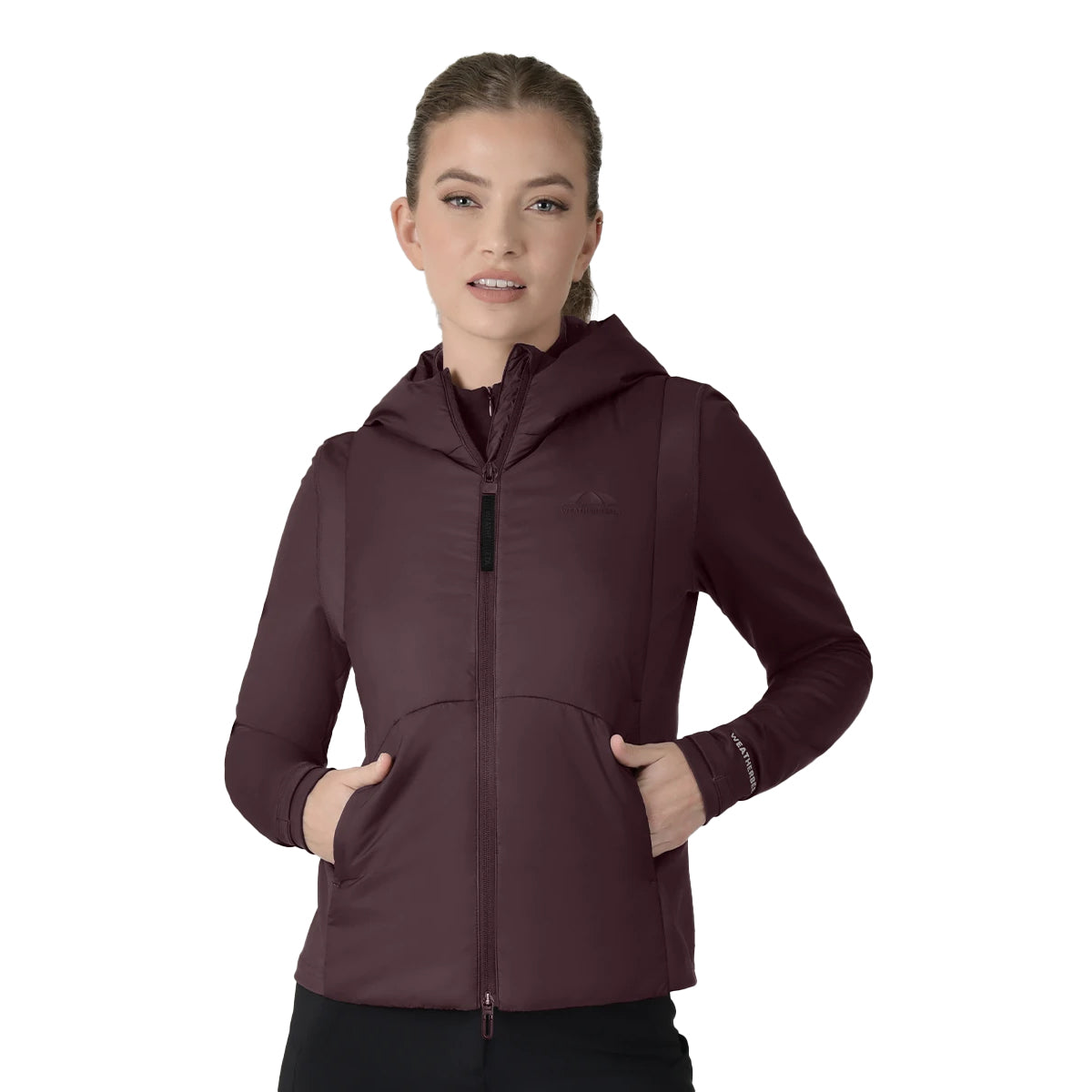 Mulberry - Front - Weatherbeeta Womens-Ladies Hybrid Padded Riding Jacket