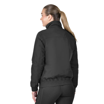 Black - Back - Dublin Womens-Ladies Blouson Team Zipped Jacket