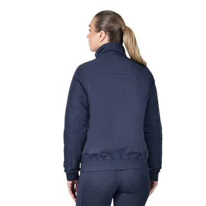 Navy - Back - Dublin Womens-Ladies Blouson Team Zipped Jacket