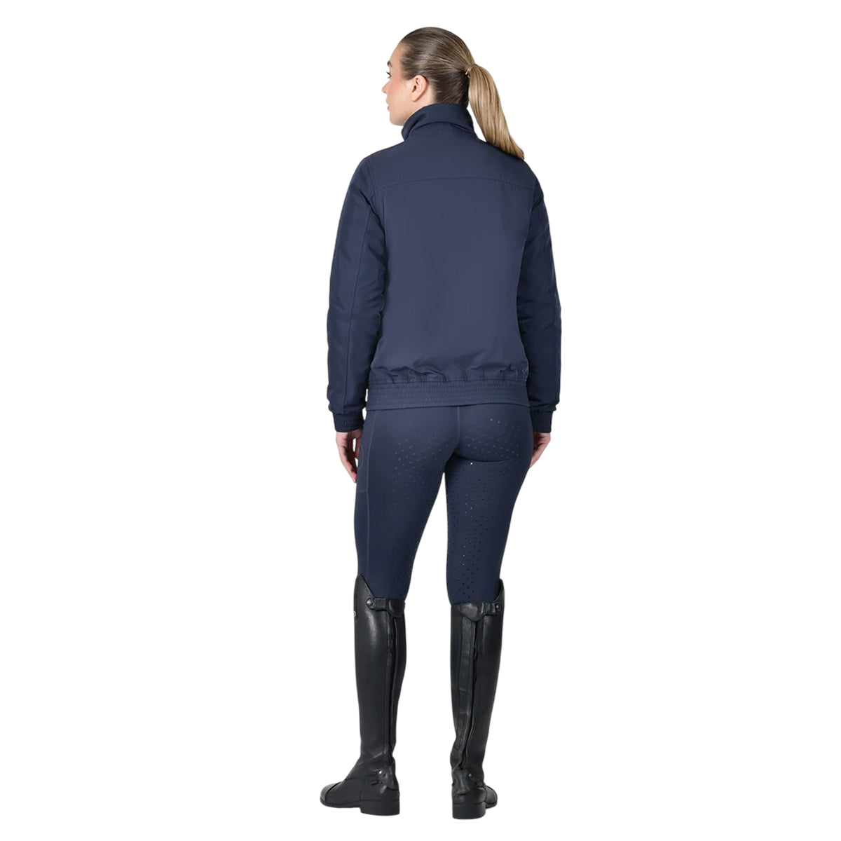 Navy - Lifestyle - Dublin Womens-Ladies Blouson Team Zipped Jacket