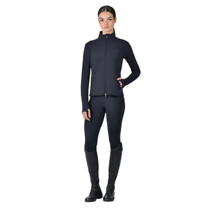 Black - Side - Dublin Womens-Ladies Versatile Zipped Fitted Jacket