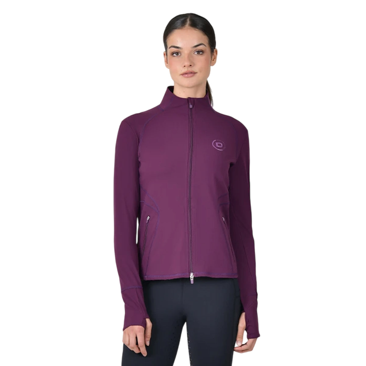 Purple Violet - Front - Dublin Womens-Ladies Versatile Zipped Fitted Jacket