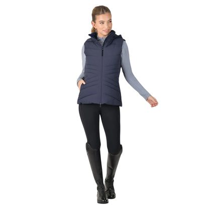 Navy - Back - Weatherbeeta Womens-Ladies Insulated Body Warmer