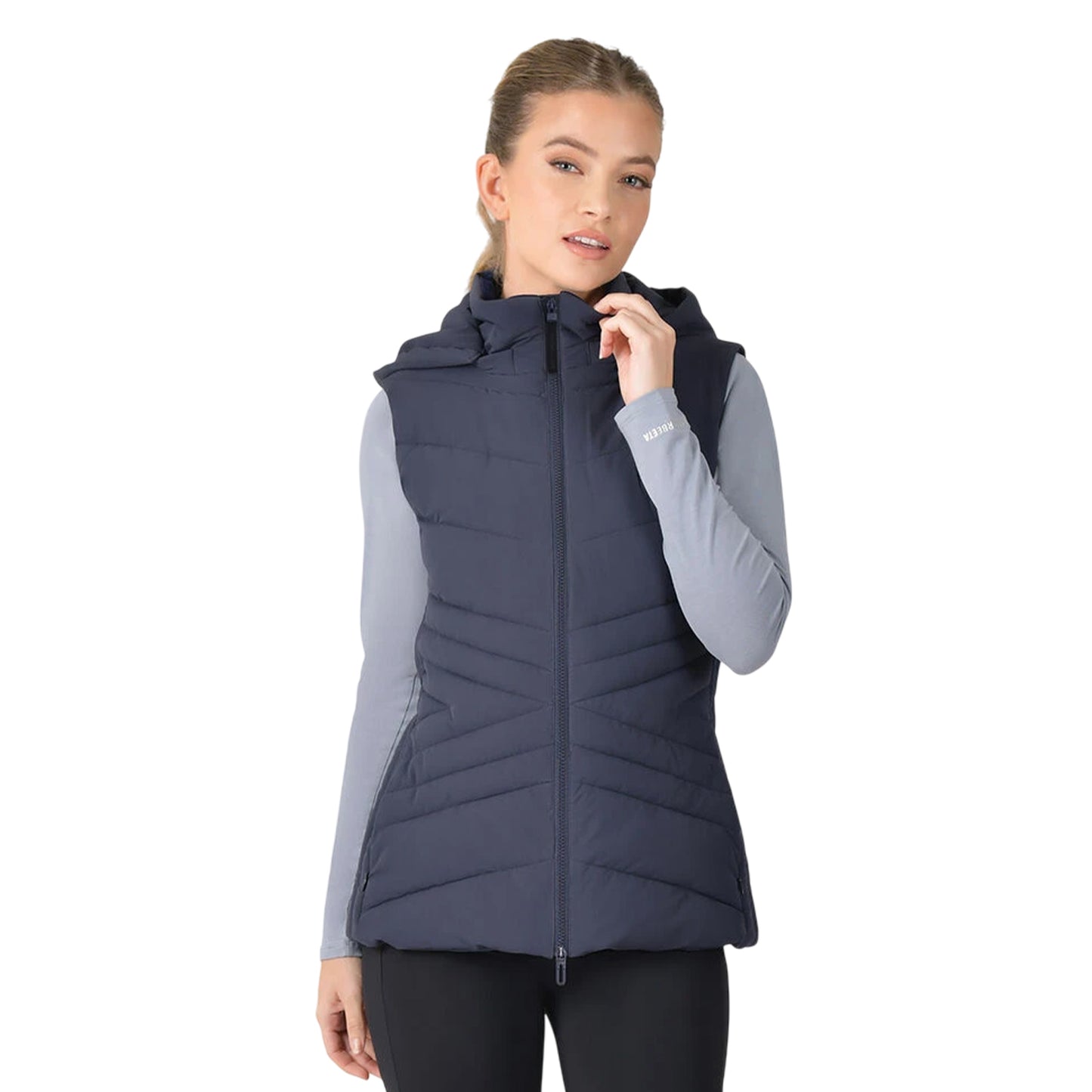 Navy - Front - Weatherbeeta Womens-Ladies Insulated Body Warmer