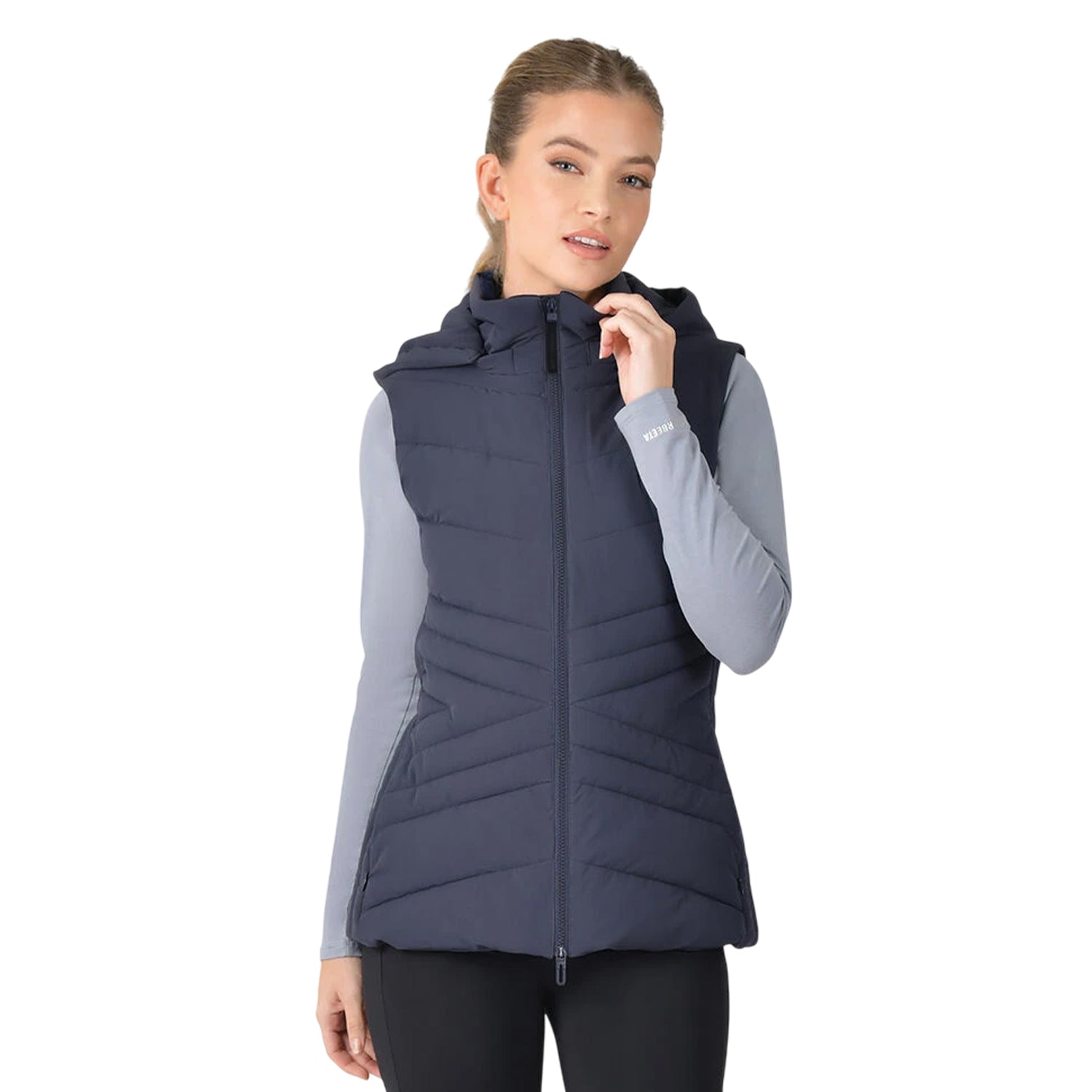 Navy - Front - Weatherbeeta Womens-Ladies Insulated Body Warmer