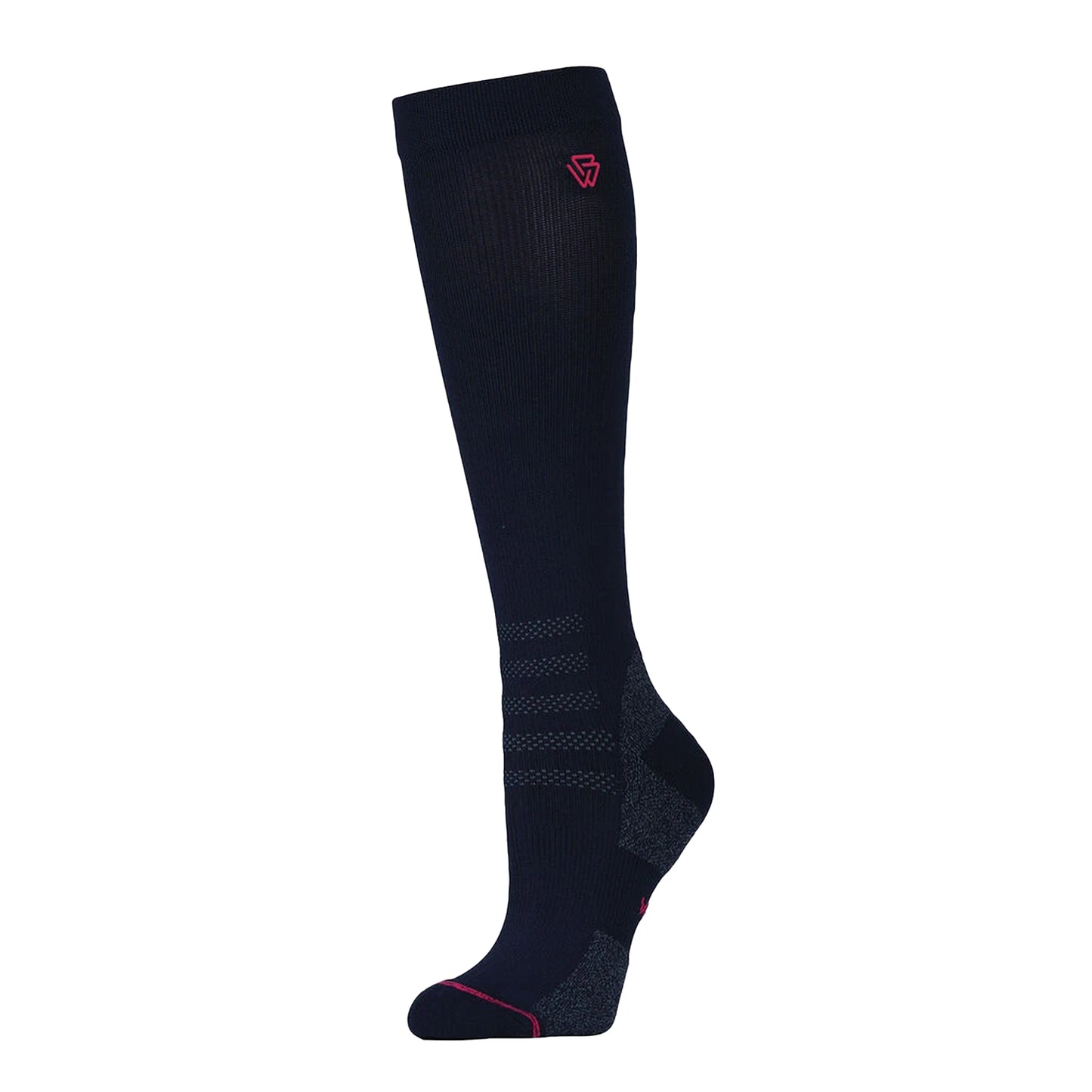 Navy - Front - Weatherbeeta Unisex Adult Compression Riding Knee High Socks