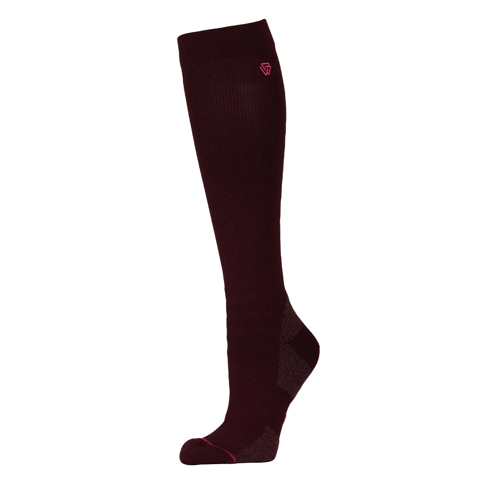 Mulberry - Front - Weatherbeeta Unisex Adult Compression Riding Knee High Socks