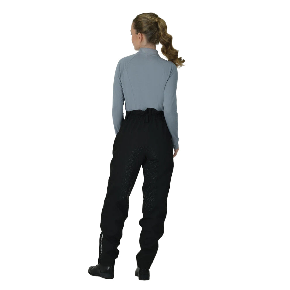 Navy-White - Front - Weatherbeeta Womens-Ladies Rayne II Waterproof Over Trousers