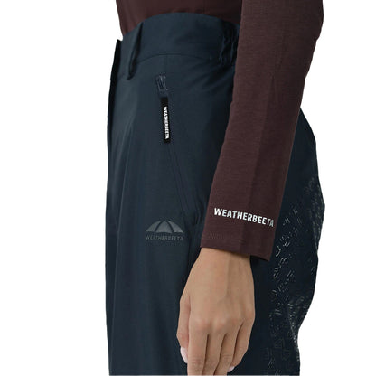 Navy-White - Lifestyle - Weatherbeeta Womens-Ladies Rayne II Waterproof Over Trousers