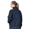 Navy - Back - Dublin Womens-Ladies Quarter Zip Fleece Top