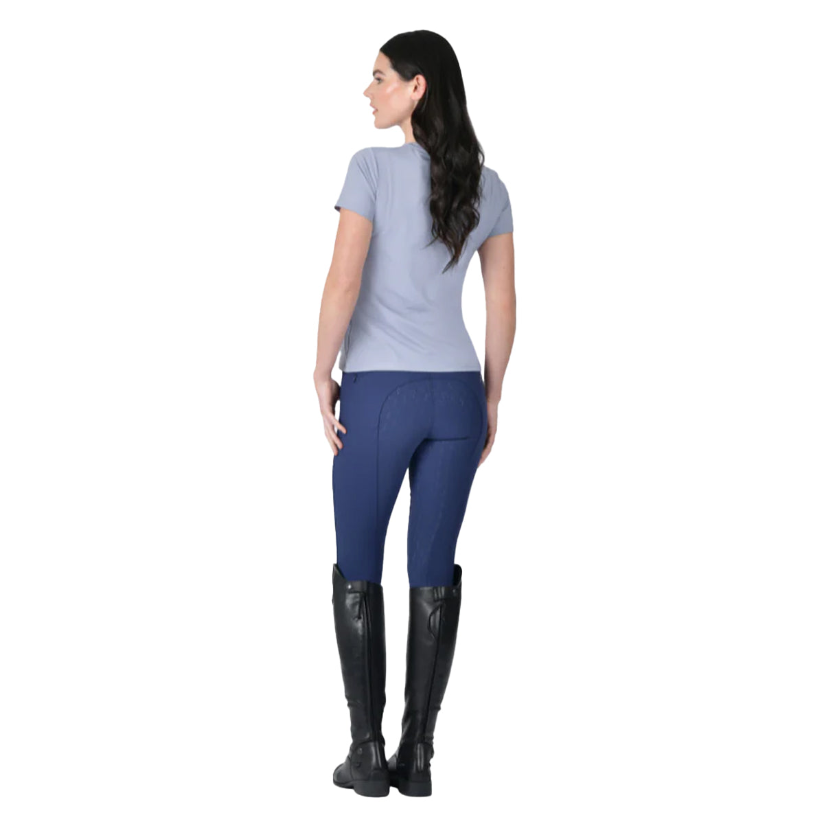 Blue Stone - Back - Weatherbeeta Womens-Ladies UV Protection Relaxed Fit Short-Sleeved T-Shirt