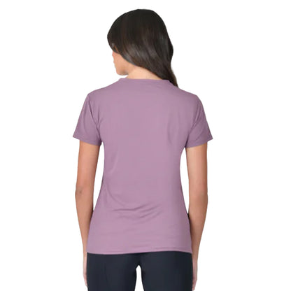 Mauve-Wine - Back - Weatherbeeta Womens-Ladies UV Protection Relaxed Fit Short-Sleeved T-Shirt