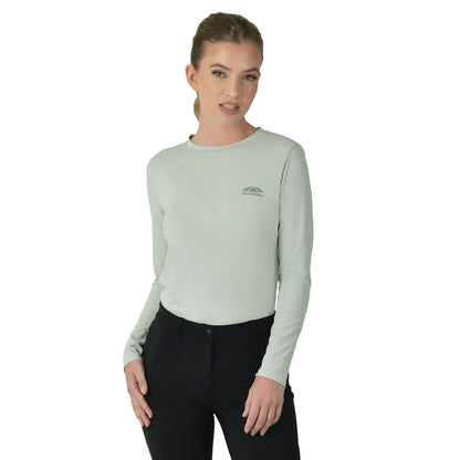 Soft Sage - Front - Weatherbeeta Womens-Ladies UV Protection Relaxed Fit Long-Sleeved T-Shirt