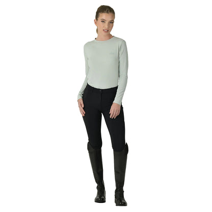 Soft Sage - Side - Weatherbeeta Womens-Ladies UV Protection Relaxed Fit Long-Sleeved T-Shirt