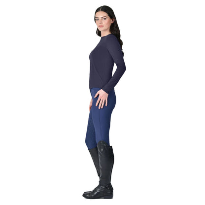 Navy - Lifestyle - Weatherbeeta Womens-Ladies UV Protection Relaxed Fit Long-Sleeved T-Shirt