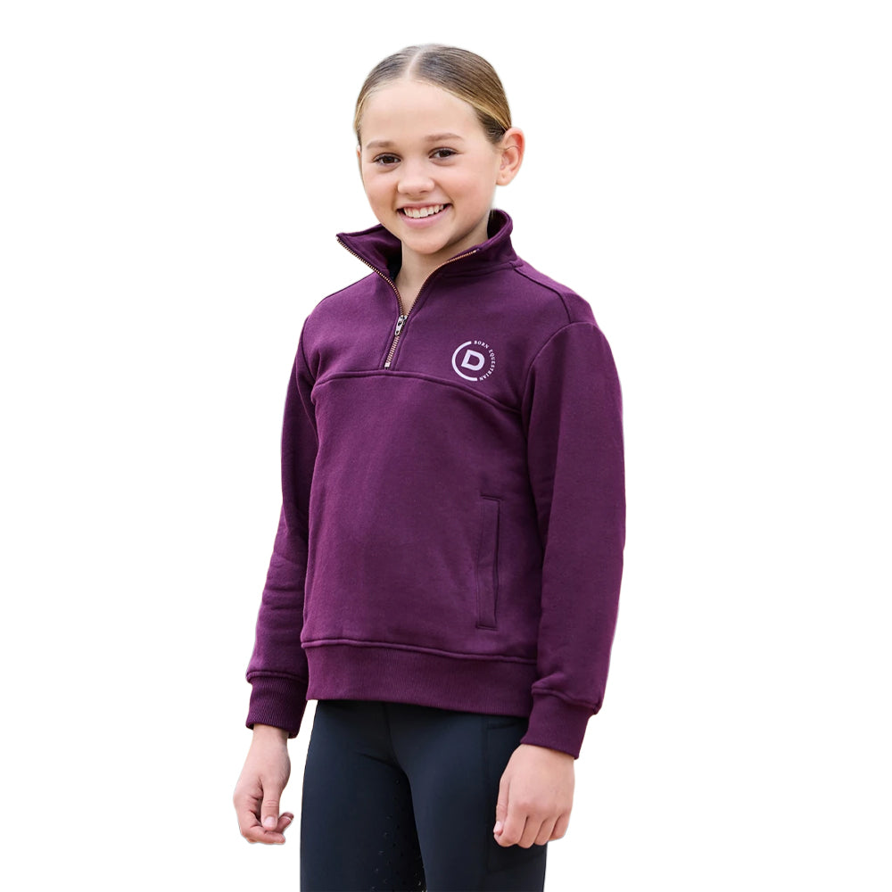 Purple Violet - Front - Dublin Childrens-Kids Fleece Top