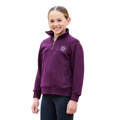 Purple Violet - Front - Dublin Childrens-Kids Fleece Top