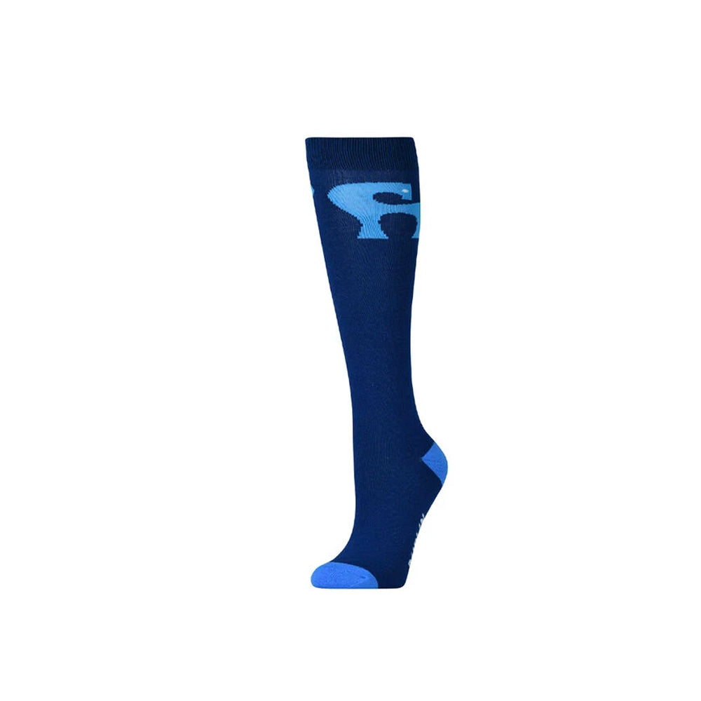 Royal Blue - Lifestyle - Dublin Unisex Adult Pony High Riding Socks (Pack of 3)