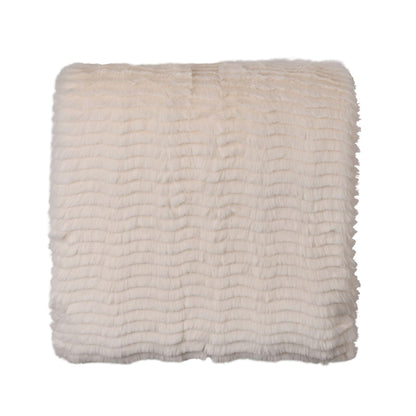White - Pack Shot - Hestia Ivory Ripple Throw 150cm x 200cm