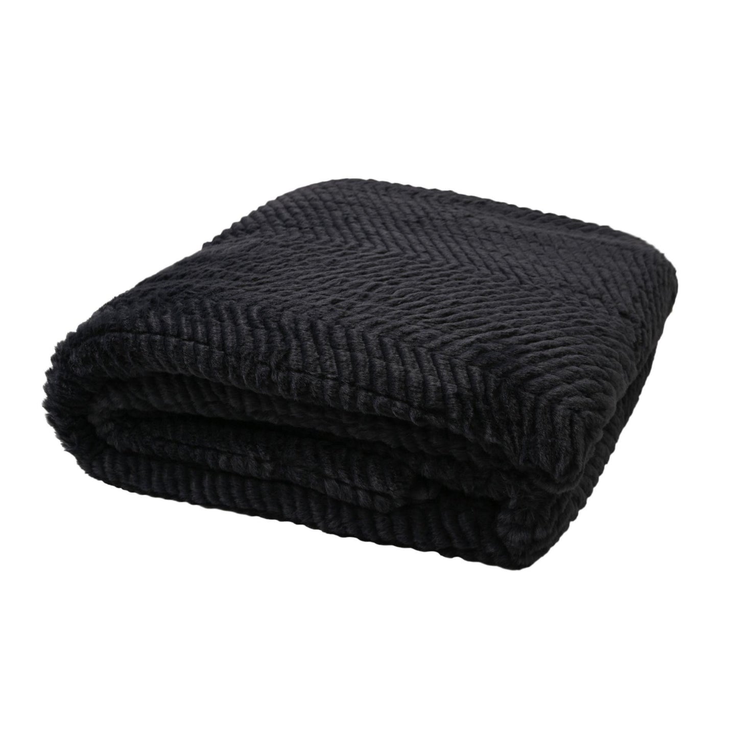 Graphite - Lifestyle - Hestia Graphite Grey Throw 150cm x 200cm