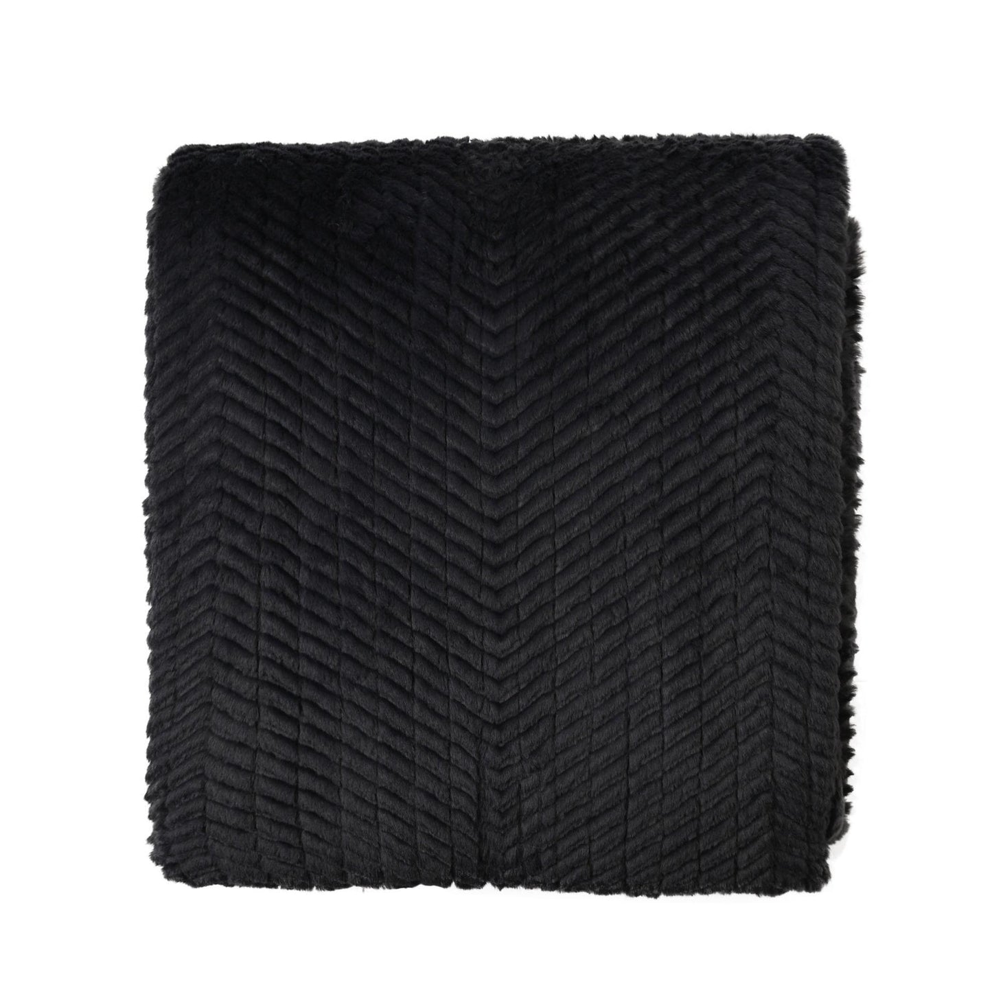 Graphite - Pack Shot - Hestia Graphite Grey Throw 150cm x 200cm