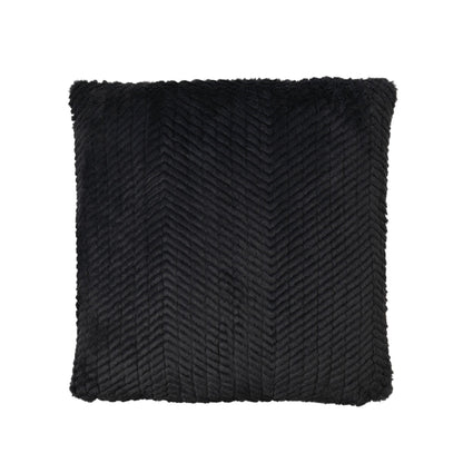 Graphite - Front - Hestia Graphite Grey Cushion 50cm x 50cm