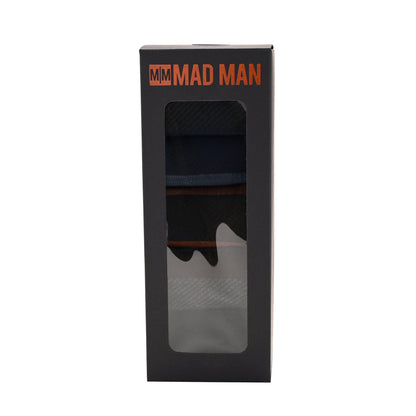 Black - Lifestyle - Mad Man Striped Socks 5 Pair Boxed