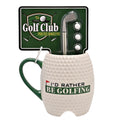 White - Front - Harvey Makin Golf Ball Mug & Putter Pen Set 'Rather Be Golfing'